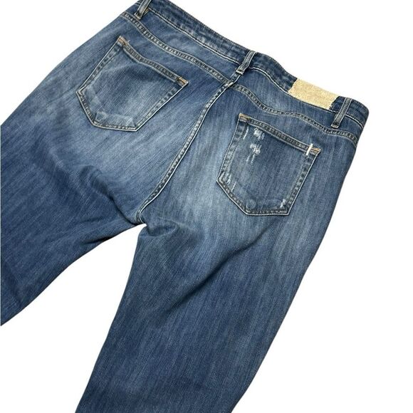 Women’s IRO medium wash karsen garoon distressed low rise jeans size 31 - Picture 7 of 9